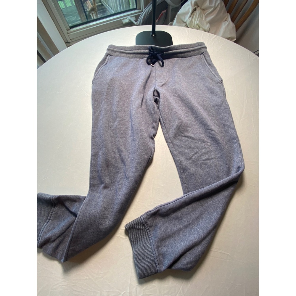 American Rag Mens Slim Fit Joggers Blue Heathered Fleece Sweatpants XL